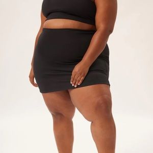 Girlfriend Collective Black Sport Skort